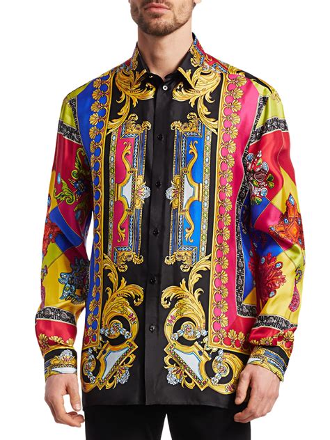 cheap mens versace shirts|versace long sleeve t shirt.